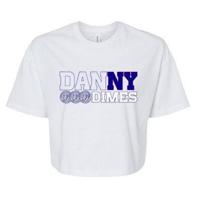 New York Danny Dimes QB NY Bella+Canvas Jersey Crop Tee