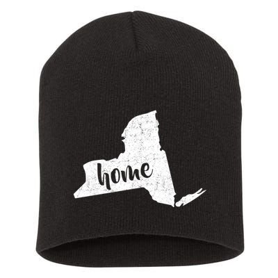 New York Home State Short Acrylic Beanie