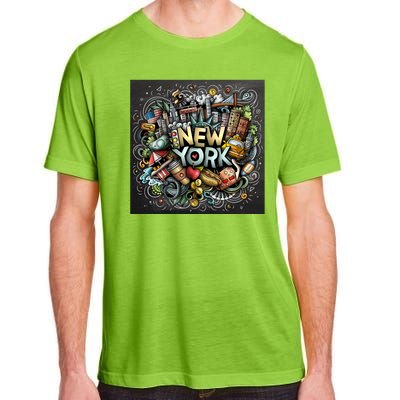 New York Illustration Adult ChromaSoft Performance T-Shirt