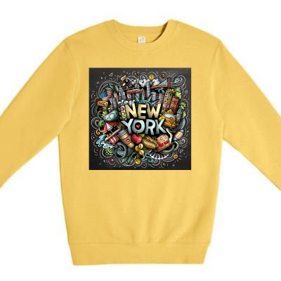 New York Illustration Premium Crewneck Sweatshirt