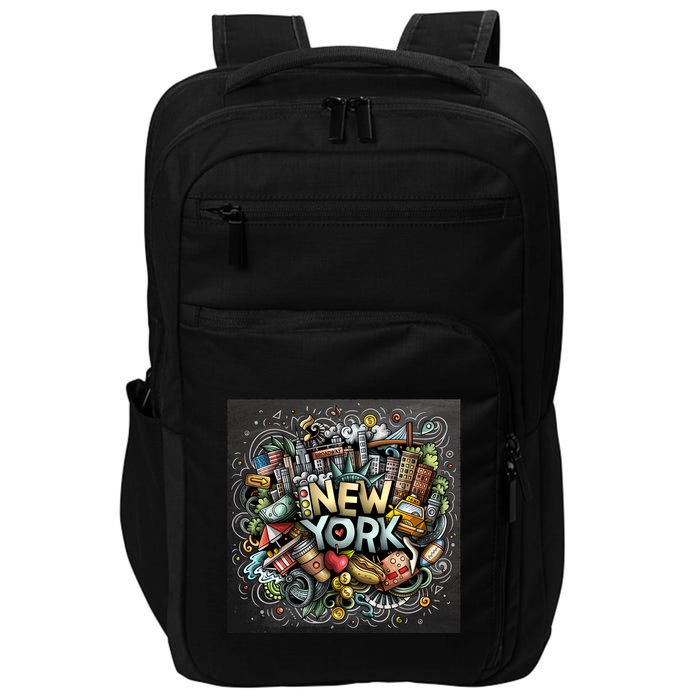 New York Illustration Impact Tech Backpack