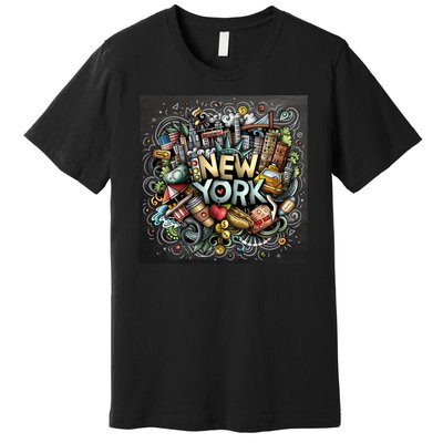 New York Illustration Premium T-Shirt