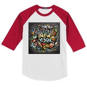 New York Illustration Kids Colorblock Raglan Jersey