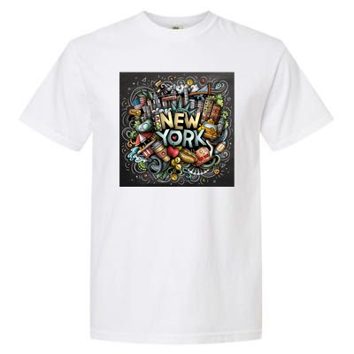 New York Illustration Garment-Dyed Heavyweight T-Shirt