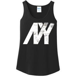 New York NY Grunge Ladies Essential Tank