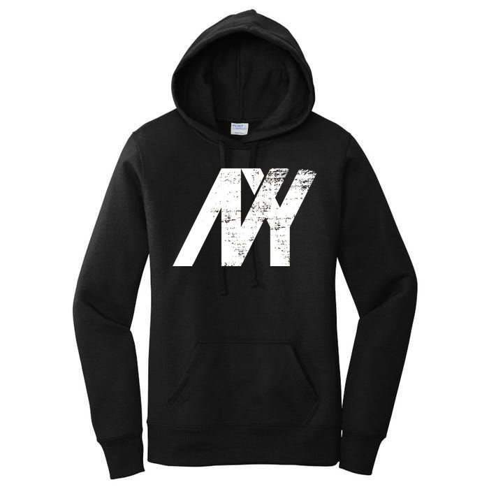 New York NY Grunge Women's Pullover Hoodie