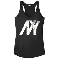 New York NY Grunge Ladies PosiCharge Competitor Racerback Tank