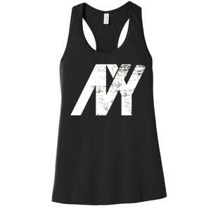 New York NY Grunge Women's Racerback Tank