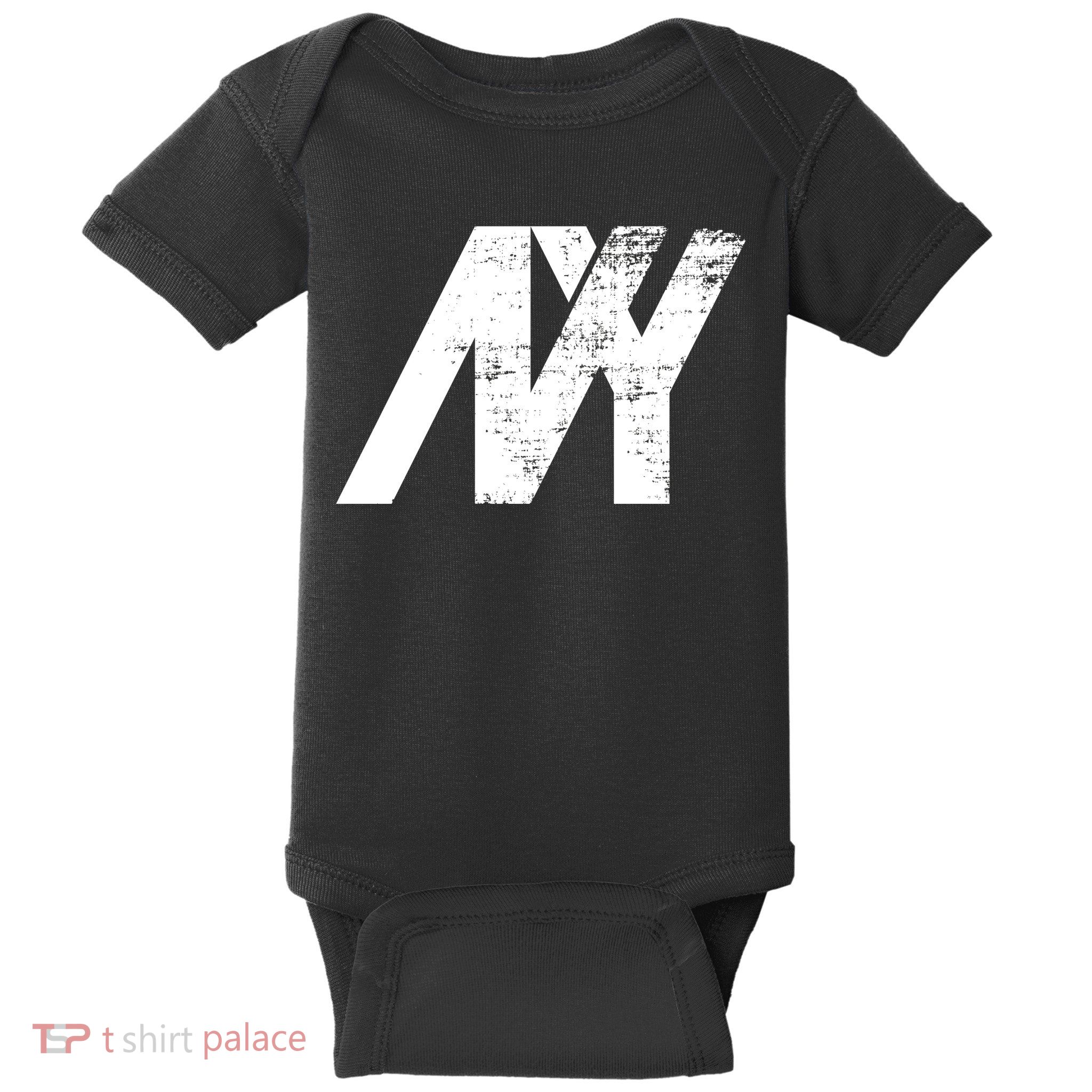 New York NY Grunge Baby Bodysuit