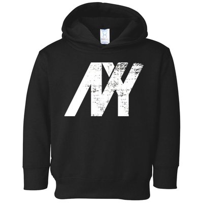 New York NY Grunge Toddler Hoodie