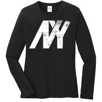 New York NY Grunge Ladies Long Sleeve Shirt