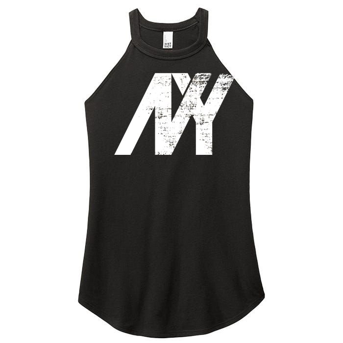 New York NY Grunge Women's Perfect Tri Rocker Tank