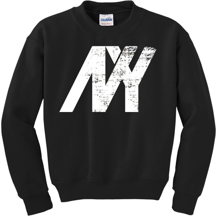 New York NY Grunge Kids Sweatshirt