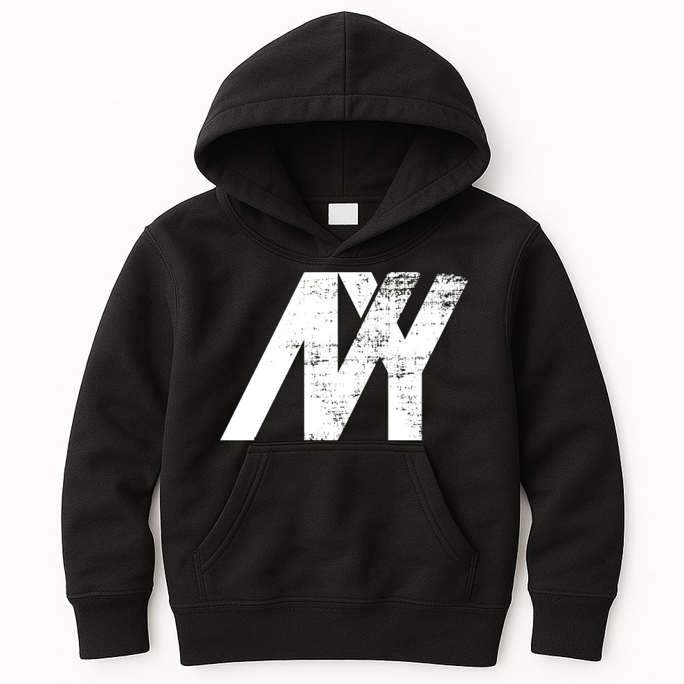 New York NY Grunge Kids Hoodie