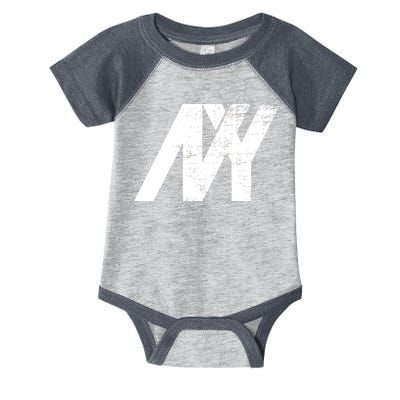 New York NY Grunge Infant Baby Jersey Bodysuit