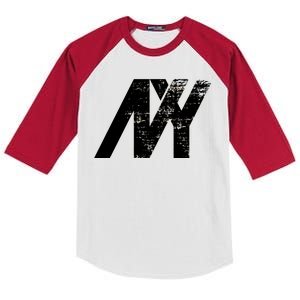 New York NY Grunge Kids Colorblock Raglan Jersey