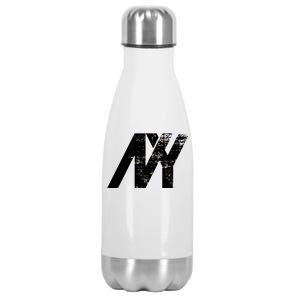 New York NY Grunge Stainless Steel Insulated Water Bottle