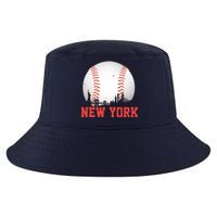 New York Skyline Baseball Sports Fan Cool Comfort Performance Bucket Hat