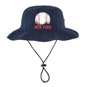 New York Skyline Baseball Sports Fan Legacy Cool Fit Booney Bucket Hat