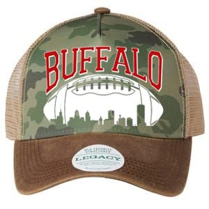 New York Skyline Buffalo Football Fan Legacy Tie Dye Trucker Hat