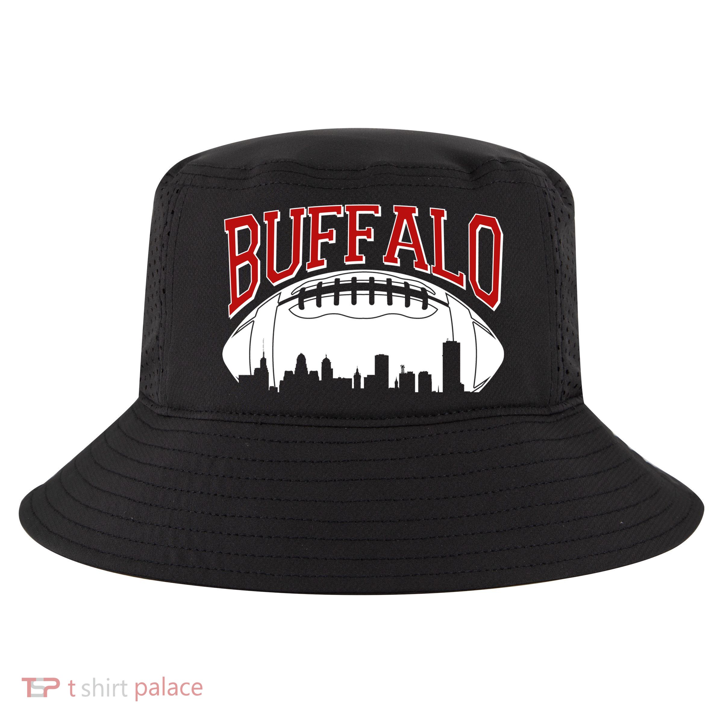 New York Skyline Buffalo Football Fan Cool Comfort Performance Bucket Hat