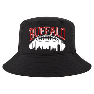 New York Skyline Buffalo Football Fan Cool Comfort Performance Bucket Hat