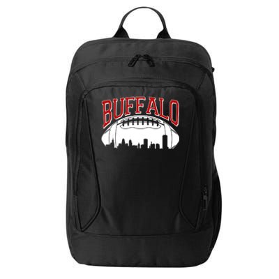 New York Skyline Buffalo Football Fan City Backpack