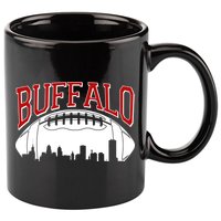 New York Skyline Buffalo Football Fan 11oz C Handle Ceramic Mug
