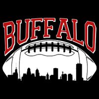 New York Skyline Buffalo Football Fan Baby Bodysuit