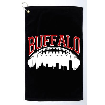 New York Skyline Buffalo Football Fan Golf Towel
