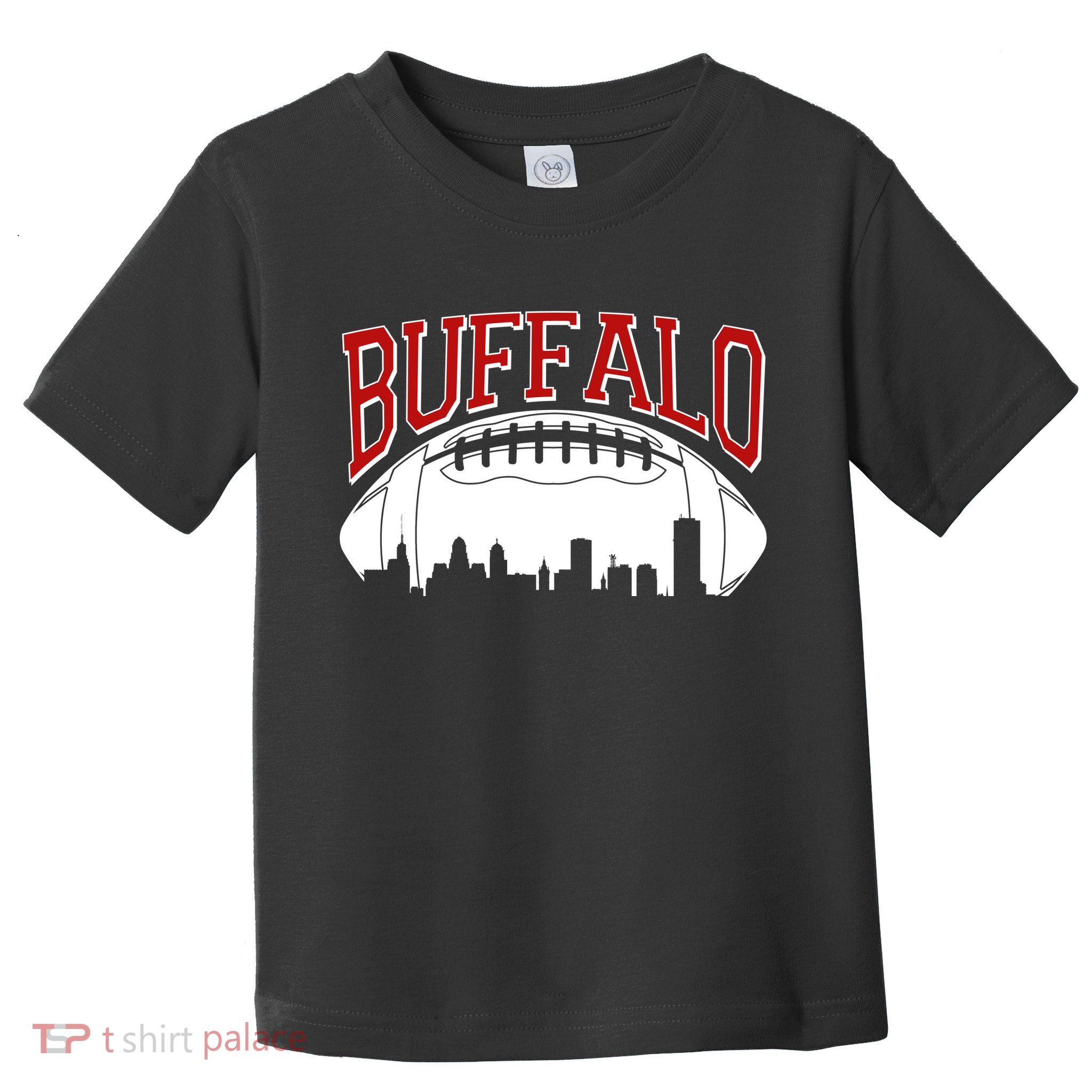 New York Skyline Buffalo Football Fan Toddler T-Shirt