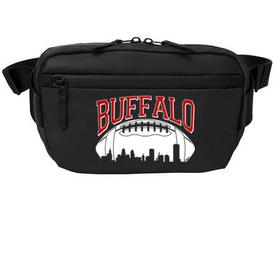 New York Skyline Buffalo Football Fan Crossbody Pack