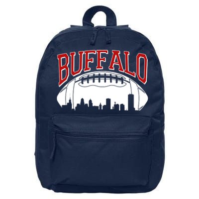 New York Skyline Buffalo Football Fan 16 in Basic Backpack