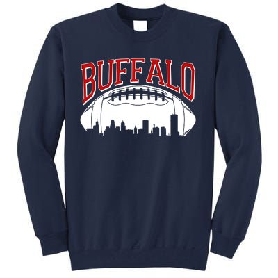 New York Skyline Buffalo Football Fan Tall Sweatshirt