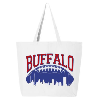 New York Skyline Buffalo Football Fan 25L Jumbo Tote