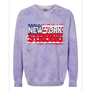 New York Strong Colorblast Crewneck Sweatshirt