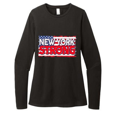 New York Strong Womens CVC Long Sleeve Shirt