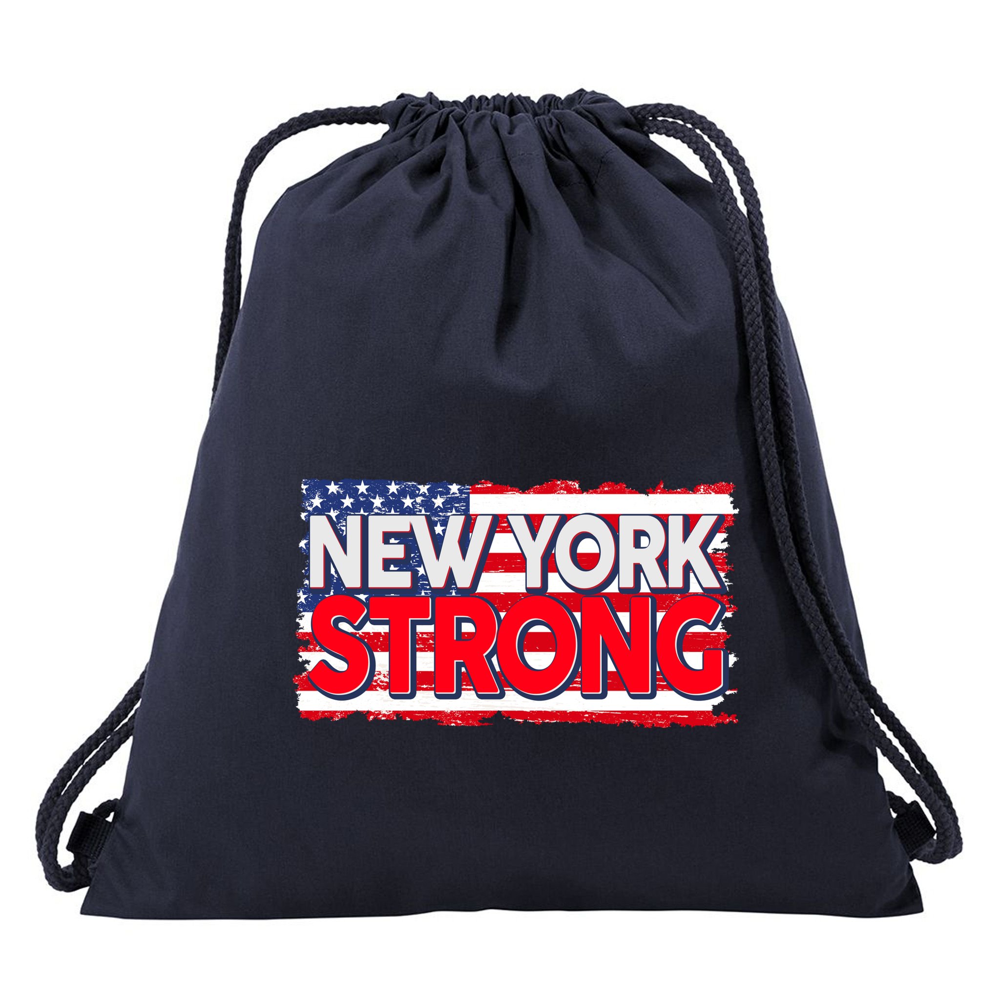 New York Strong Drawstring Bag