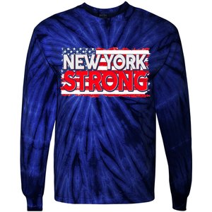 New York Strong Tie-Dye Long Sleeve Shirt