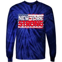 New York Strong Tie-Dye Long Sleeve Shirt