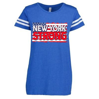 New York Strong Enza Ladies Jersey Football T-Shirt