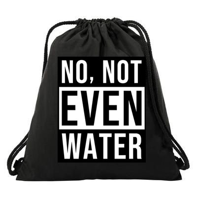 Not Even Water Ramadan Dawah Drawstring Bag