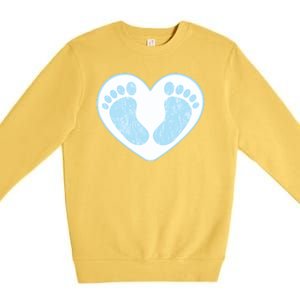 Newborn Feet Premium Crewneck Sweatshirt