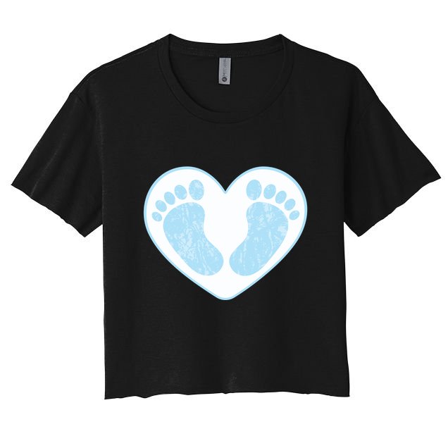Newborn Feet Crop Top