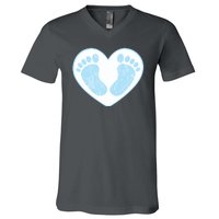 Newborn Feet V-Neck T-Shirt