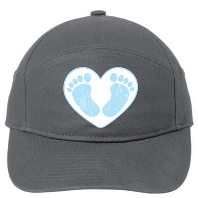 Newborn Feet 7-Panel Snapback Hat