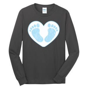 Newborn Feet Tall Long Sleeve T-Shirt