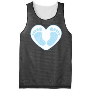 Newborn Feet Mesh Reversible Basketball Jersey Tank