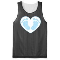 Newborn Feet Mesh Reversible Basketball Jersey Tank