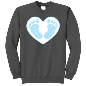 Newborn Feet Tall Sweatshirt